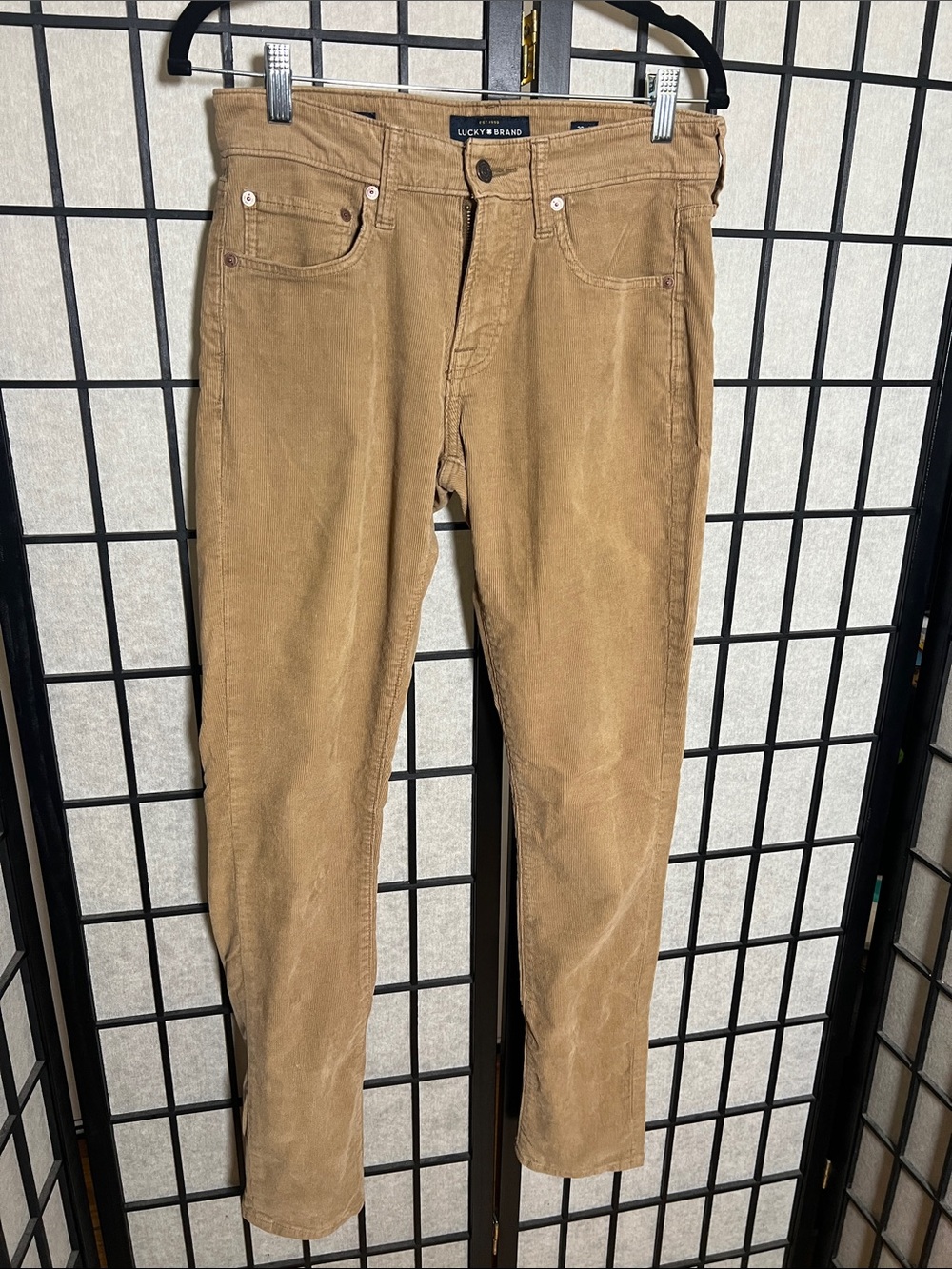 Lucky Brand Men's Corduroy Pants in Tan
